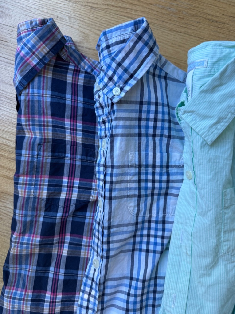 Janie and Jack Boys Shirt Bundle Size 6 – Lot of 7 Button Down Collared Shirts E - Picture 5 of 6
